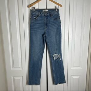 Abercrombie & Fitch 90s Slim Straight Ultra High Rise Jeans Women’s 8 | 29 Blue